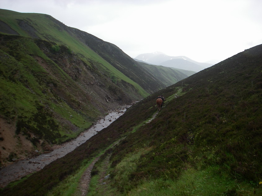 Thin trail of Glen Tilt